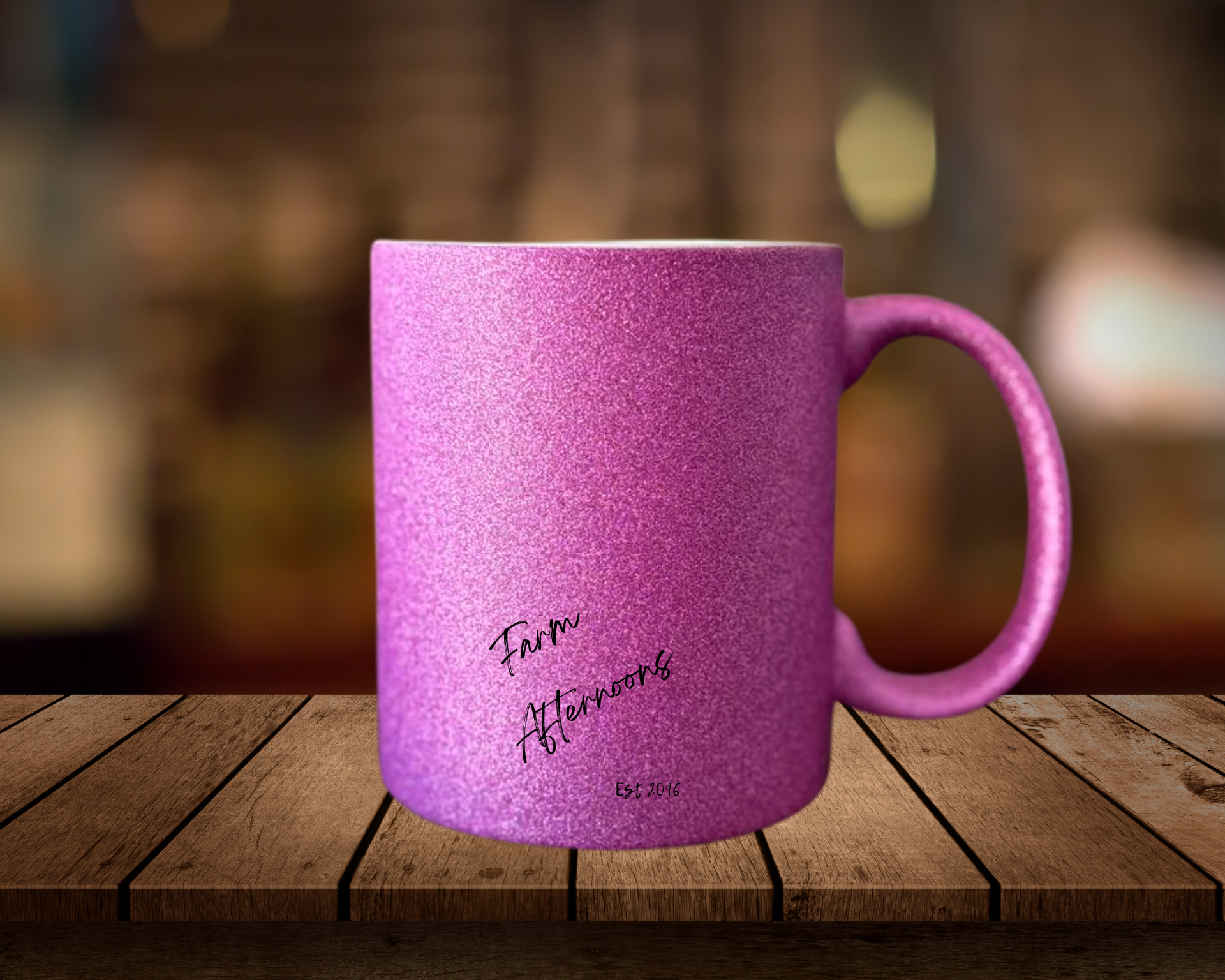 The Hell I Won't Glitter Mug - [farm_afternoons]