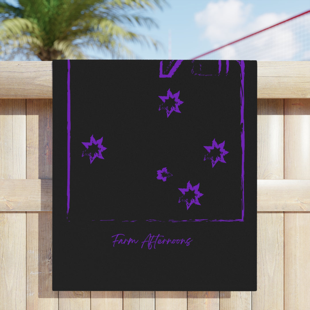 Purple Australia Towel - [farm_afternoons]