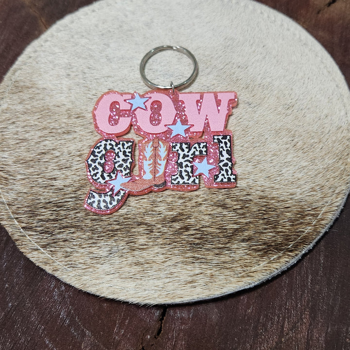 CowGirl Key Ring - [farm_afternoons]