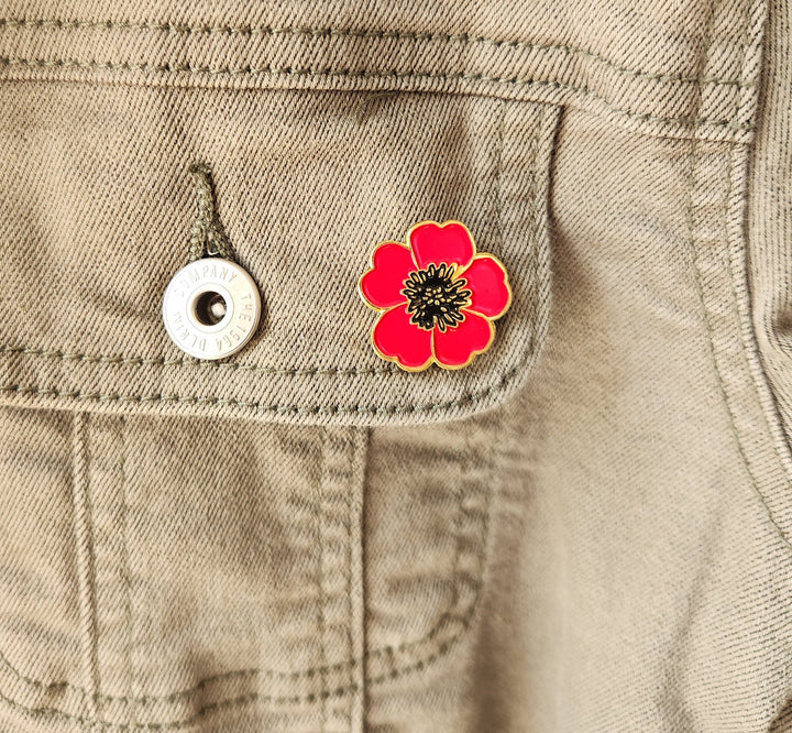 Poppy Brooch Pin