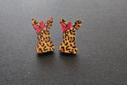 Patterned Bunny Studs - [farm_afternoons]