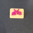 Glitter Bunny Studs - [farm_afternoons]