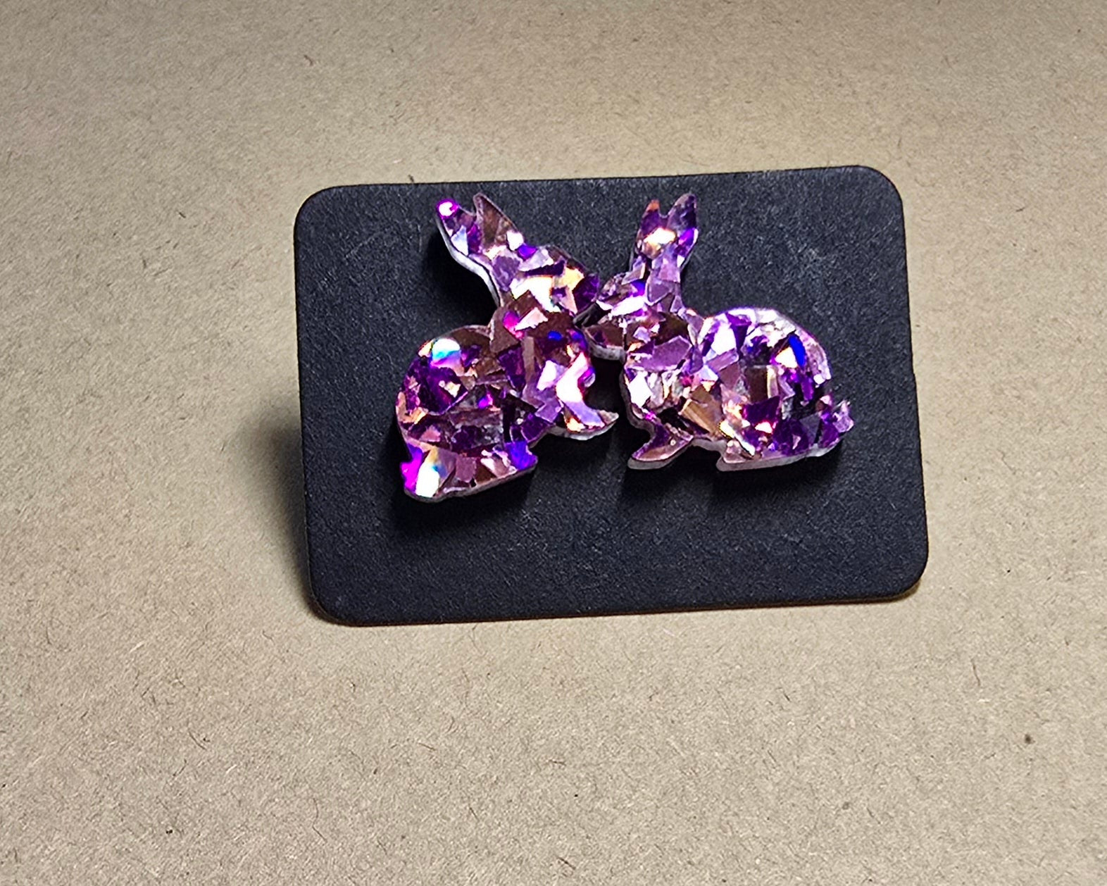 Opal Look Bunny Studs - [farm_afternoons]