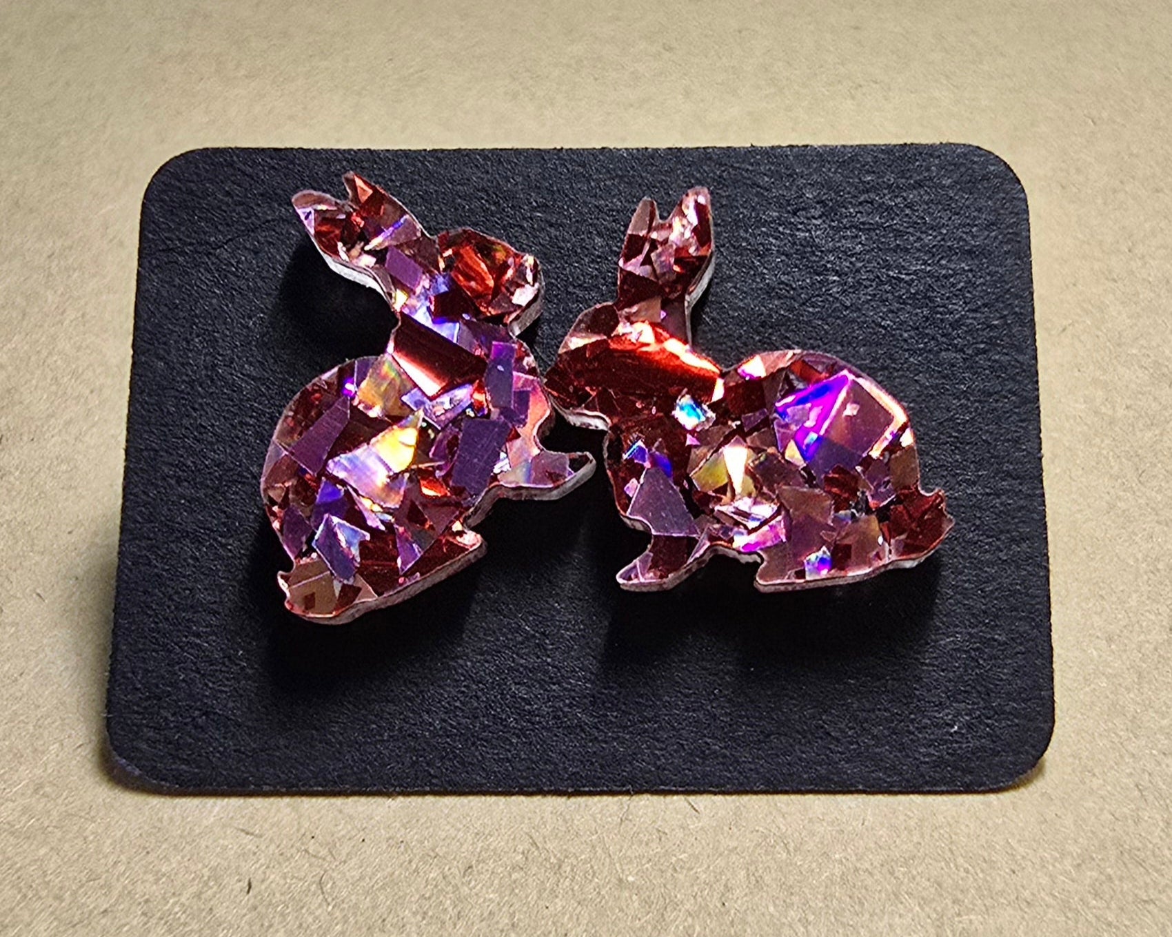 Opal Look Bunny Studs - [farm_afternoons]