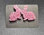 Glitter Bunny Studs - [farm_afternoons]