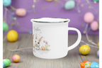 Baby Personalised Enamel Mug - [farm_afternoons]