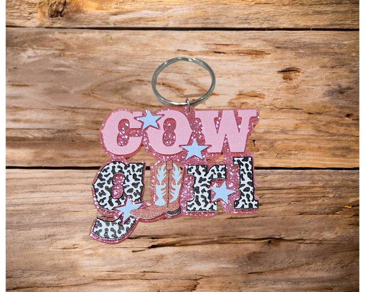 CowGirl Key Ring - [farm_afternoons]