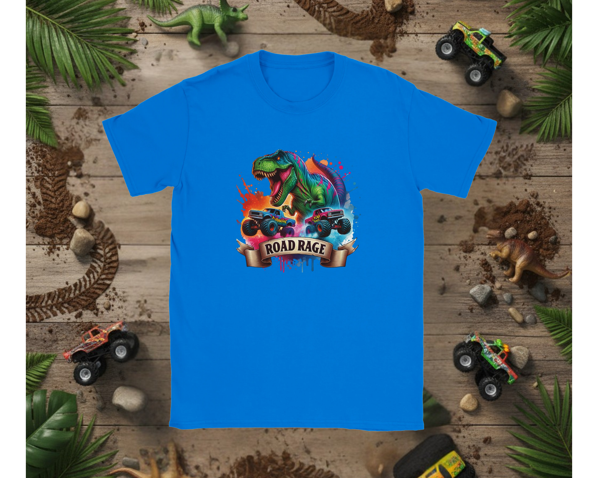 Boys Dino Road Rage T-Shirt