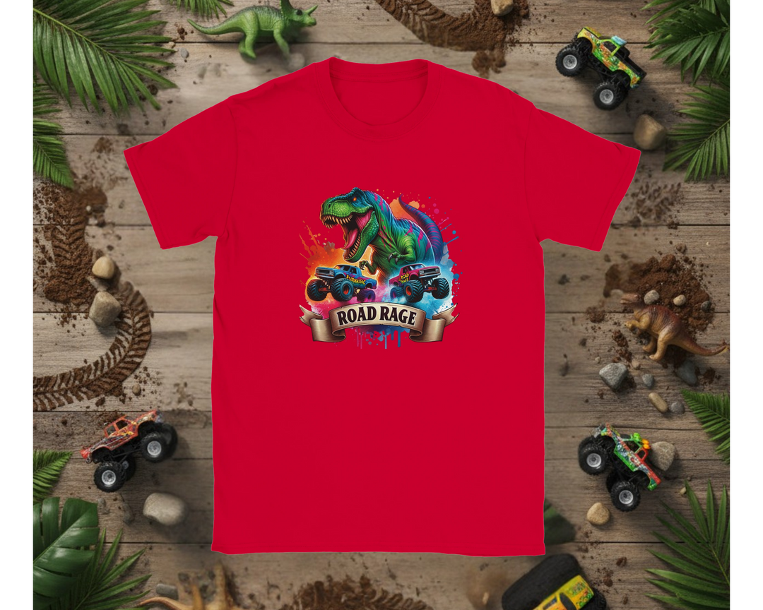 Boys Dino Road Rage T-Shirt