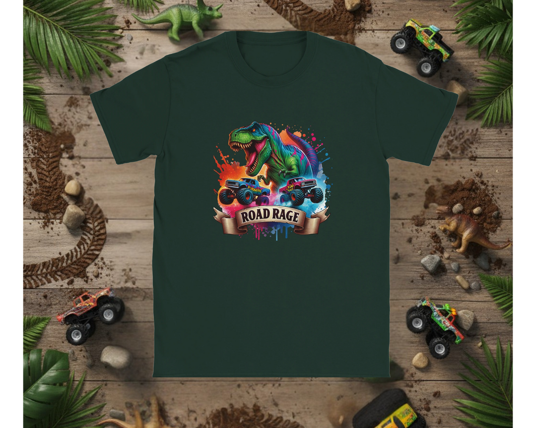 Boys Dino Road Rage T-Shirt