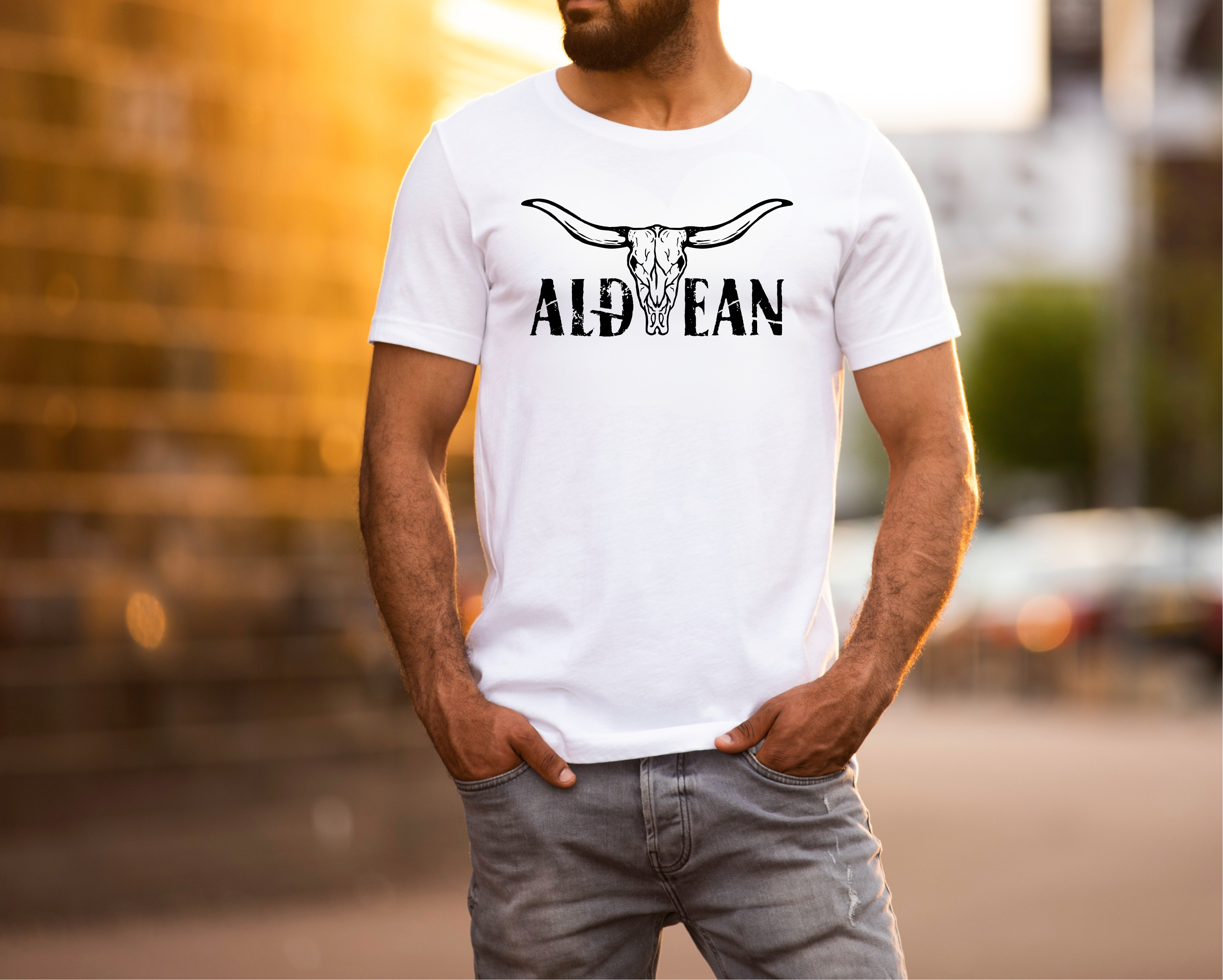 Mens Black Aldean T-Shirt - [farm_afternoons]