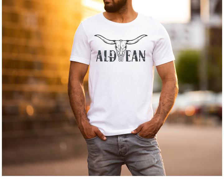 Mens Grey Aldean T-Shirt - [farm_afternoons]