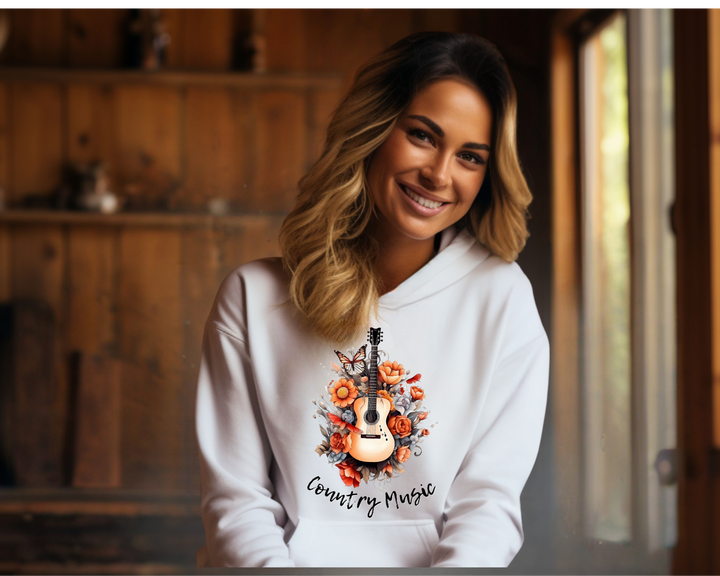 Floral Country Music Hoodie