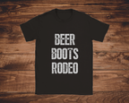 Men's Beer Boots Rodeo T-shirt