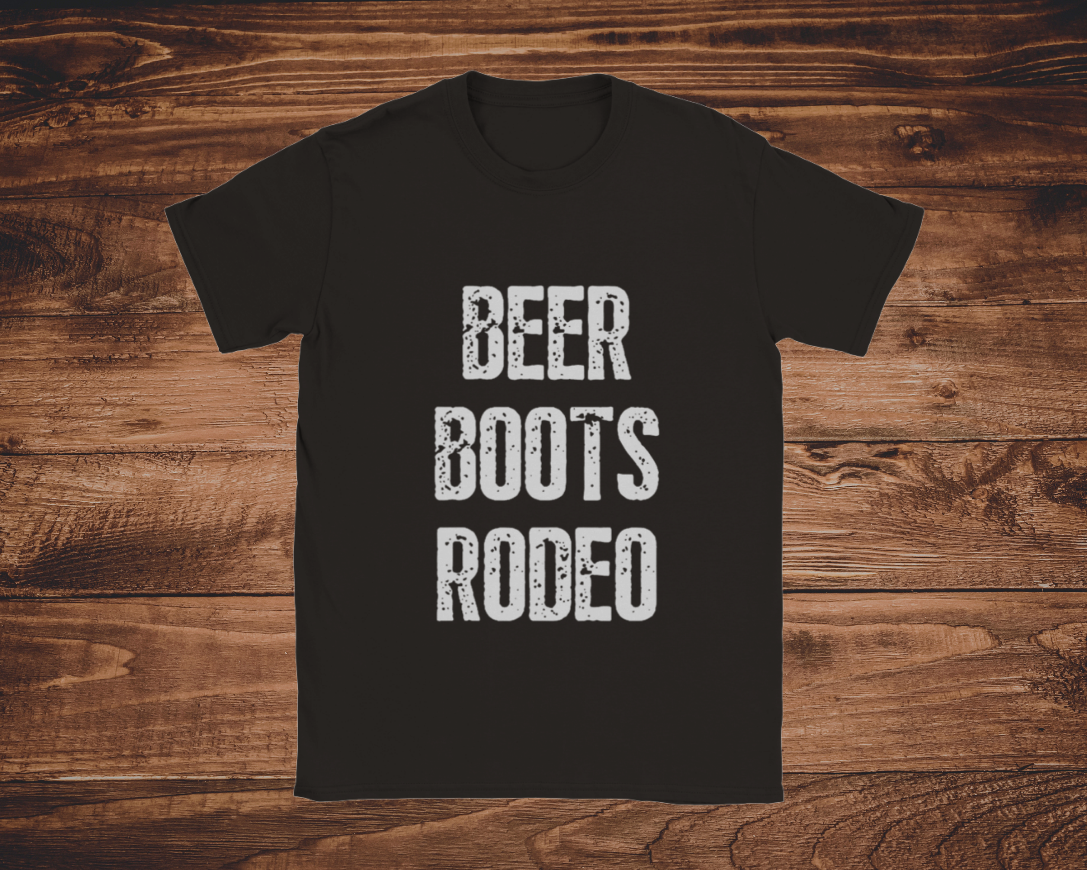 Men's Beer Boots Rodeo T-shirt