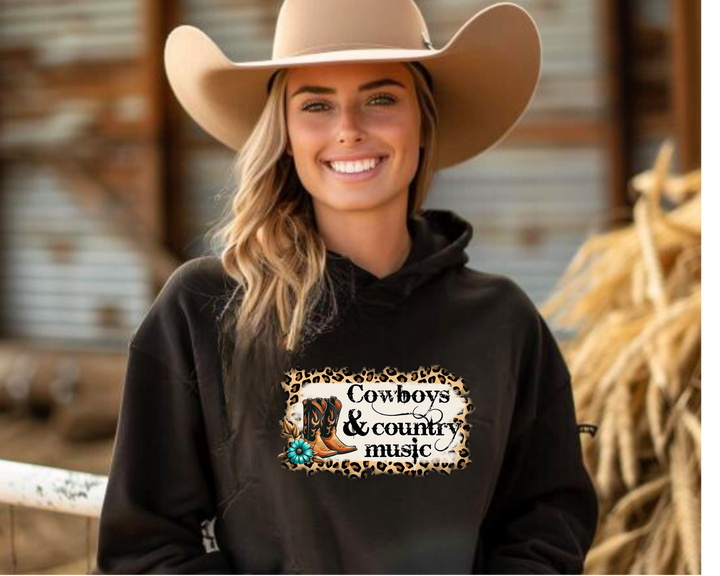 Cowboys & Country Music Hoodie