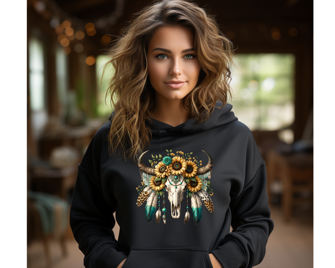 Sunflower Bull Hoodie