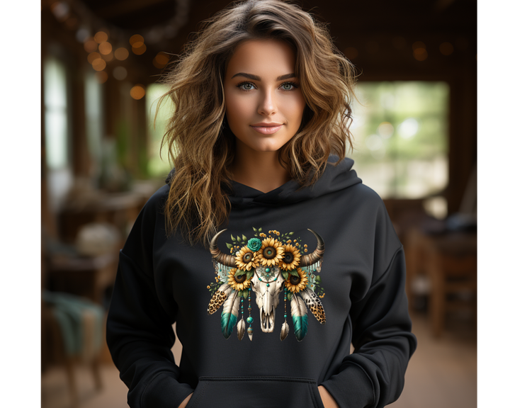 Sunflower Bull Hoodie