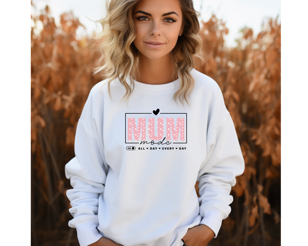 Mum Mode Sweatshirt - [farm_afternoons]