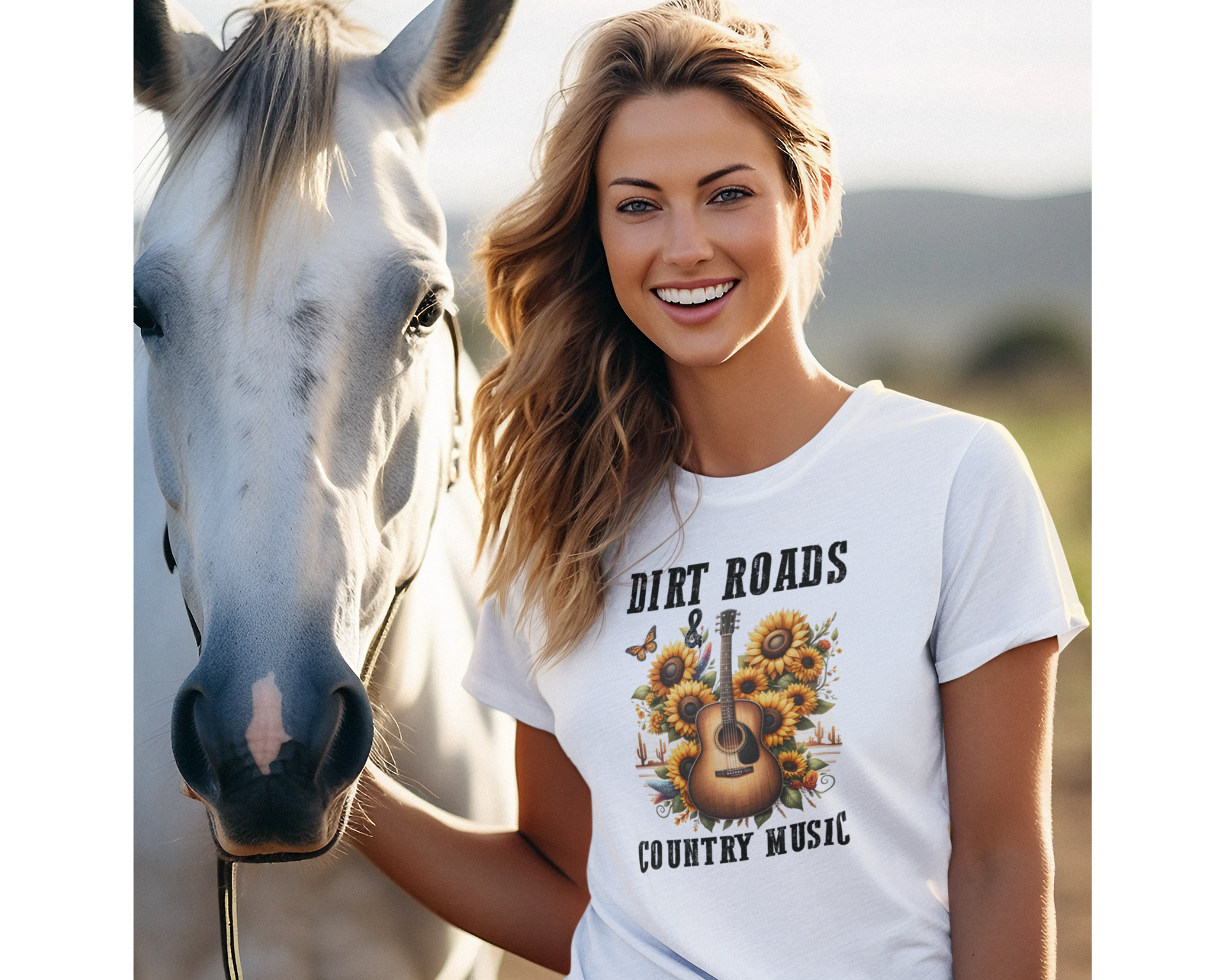 Women's Dirt Roads T-Shirt - [farm_afternoons]