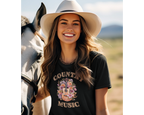 Butterfly Country Music T-shirt - [farm_afternoons]