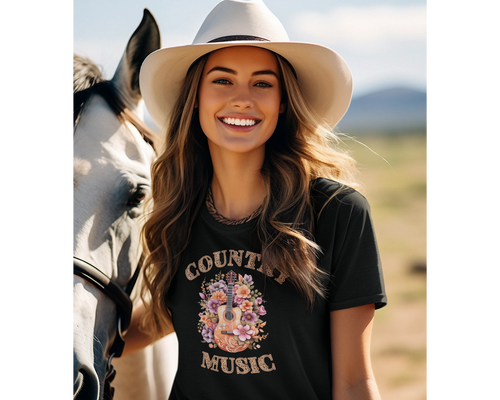 Butterfly Country Music T-shirt - [farm_afternoons]