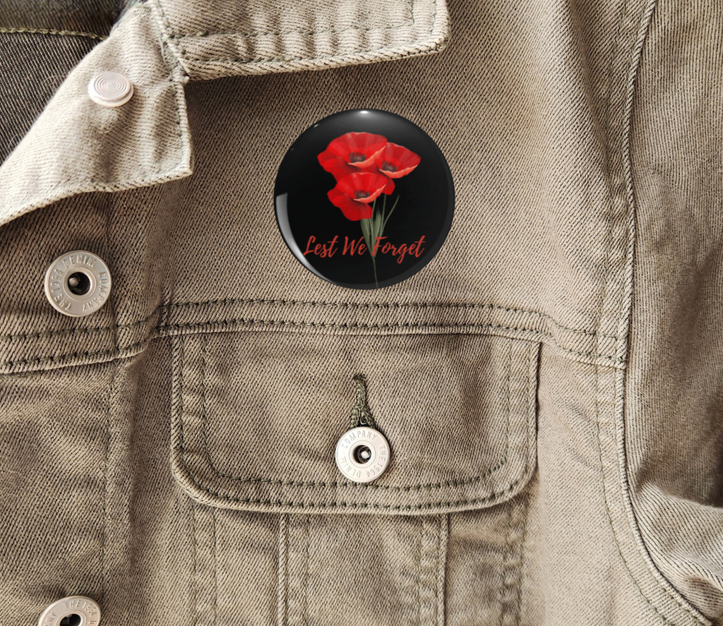 Poppy Button Pins - [farm_afternoons]