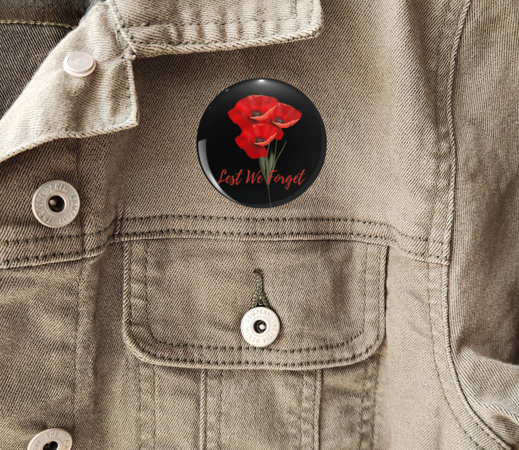 Poppy Button Pins - [farm_afternoons]