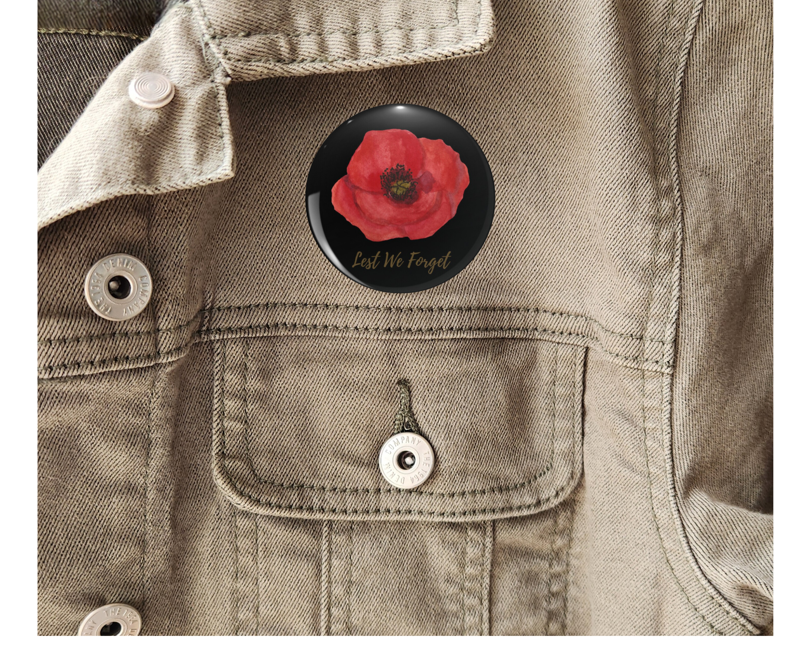 Poppy Button Pins - [farm_afternoons]