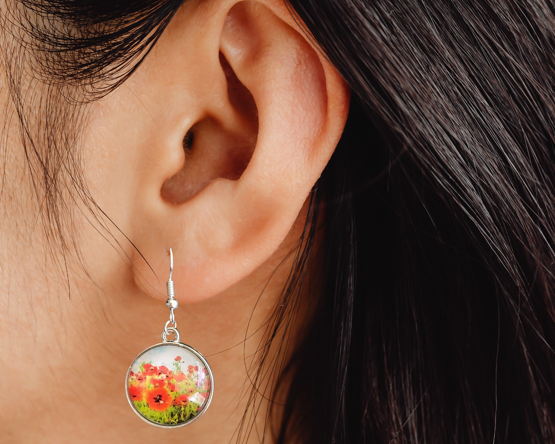 Poppy Field Earrings