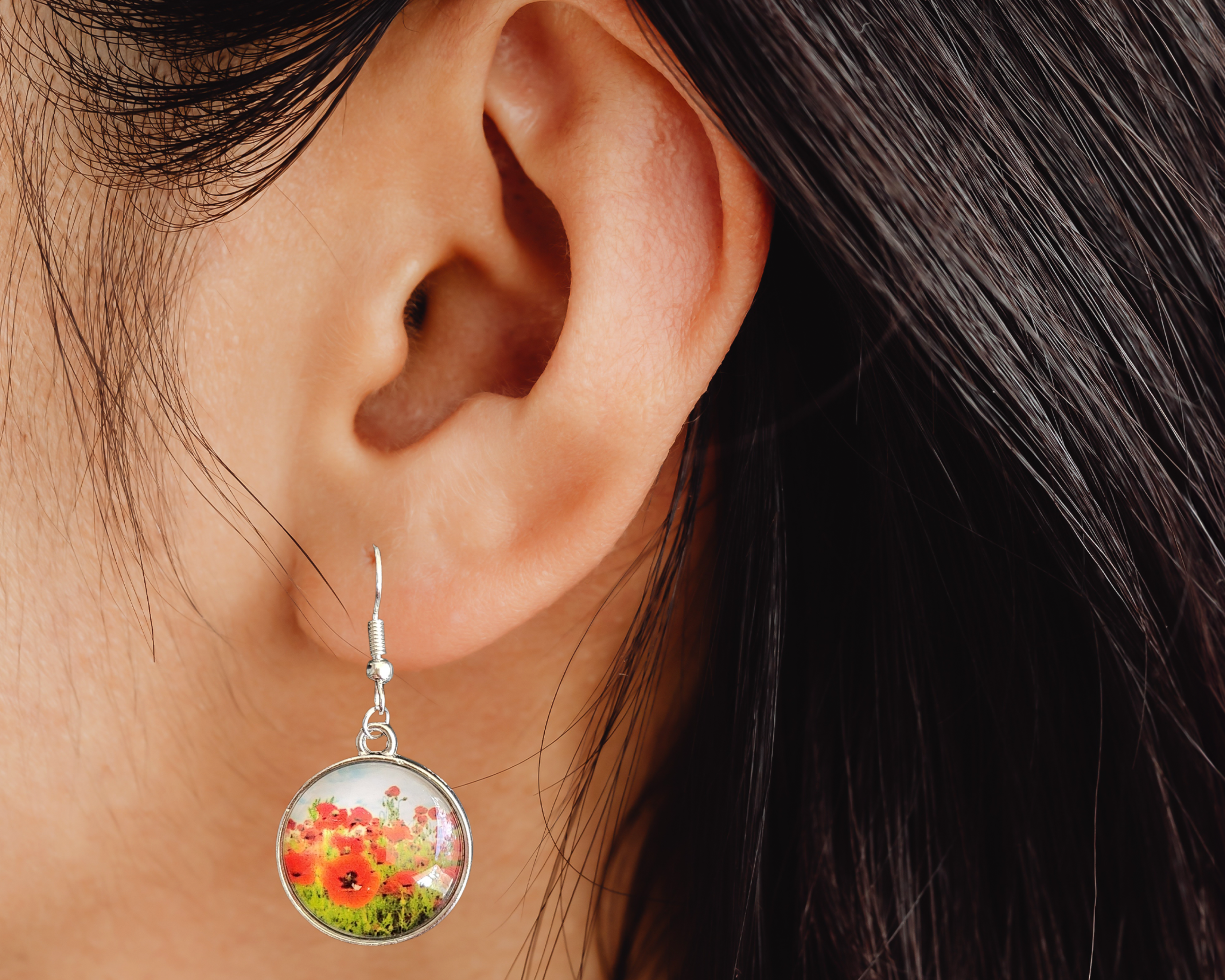 Poppy Field Earrings - [farm_afternoons]