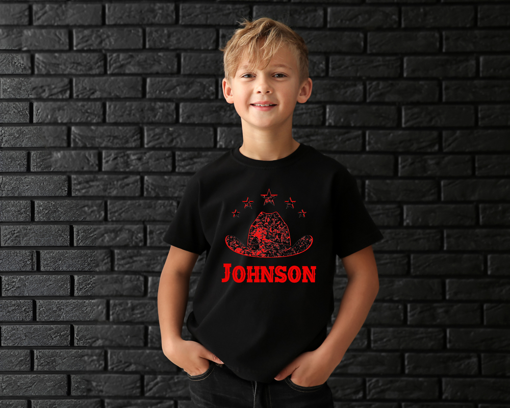 Boys Distressed Johnson T-shirt - [farm_afternoons]