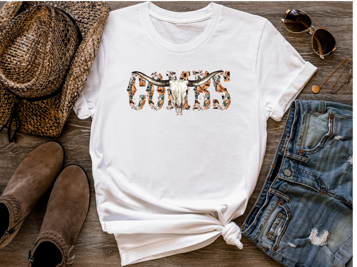 Women's Floral Combs T-Shirt - [farm_afternoons]