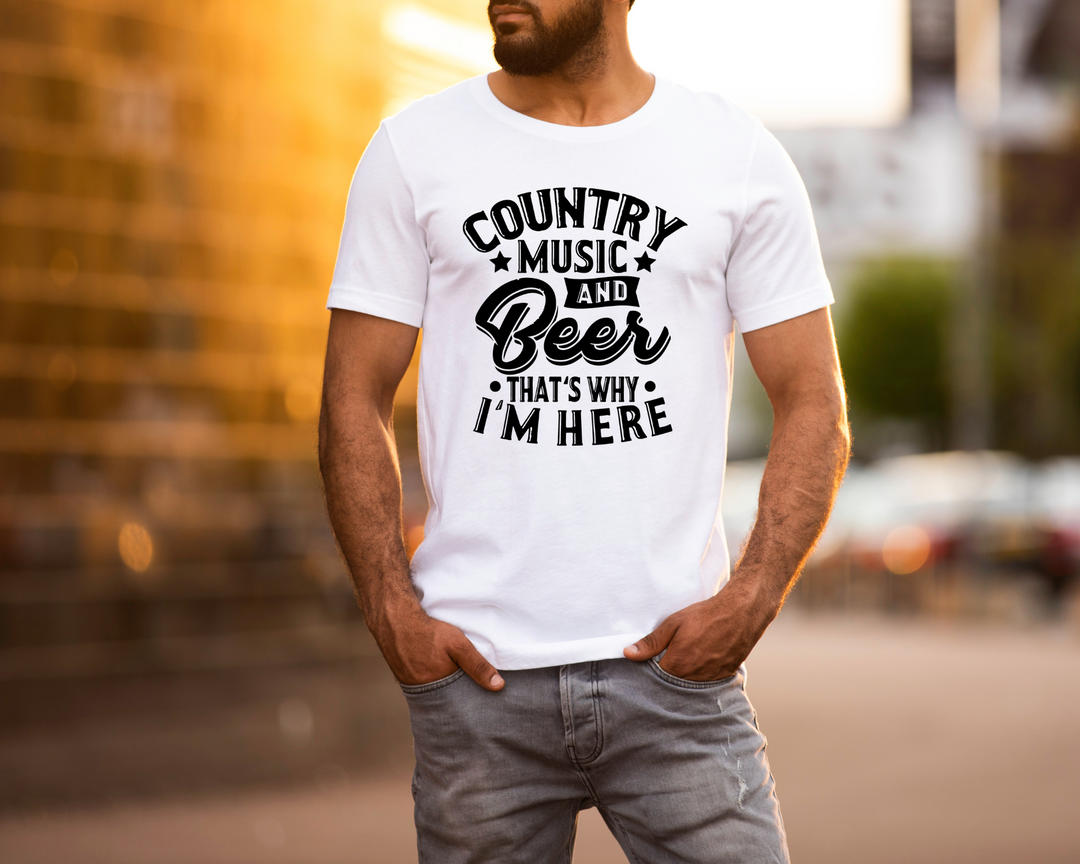 Men's Country Music T-shirt - [farm_afternoons]