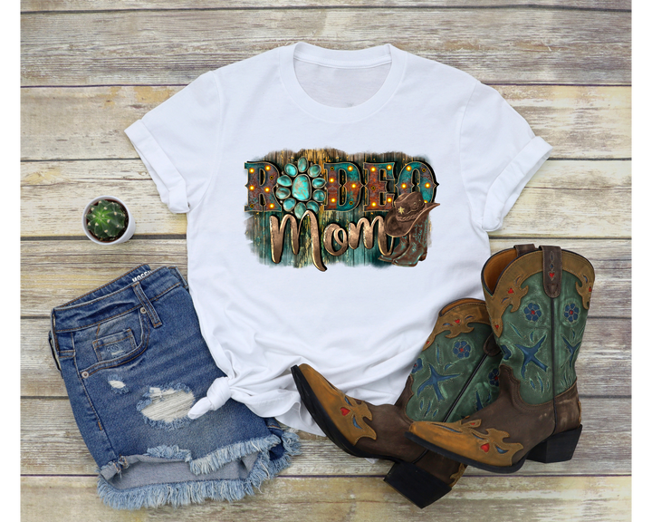 Women's Rodeo Mum TShirt - [farm_afternoons]