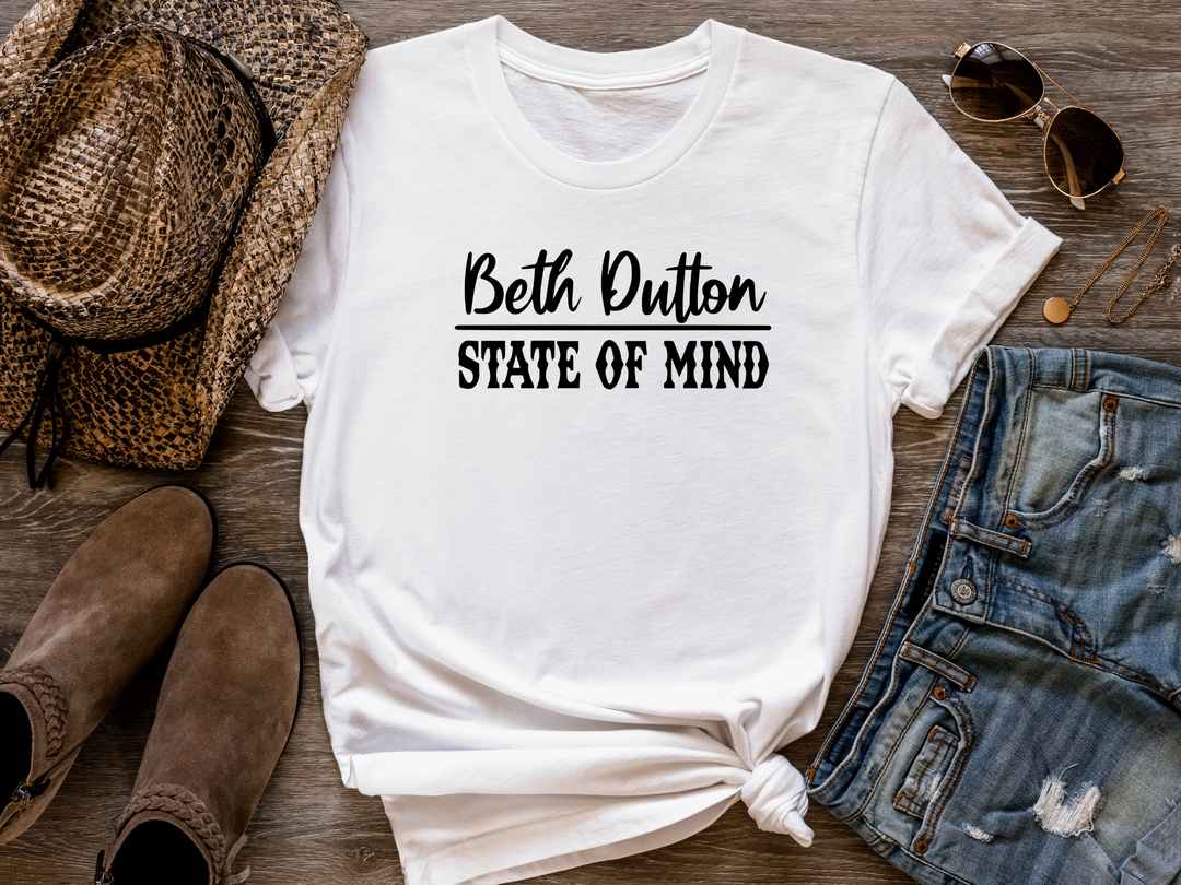 Women's Beth Dutton State Of Mind T-Shirt - [farm_afternoons]