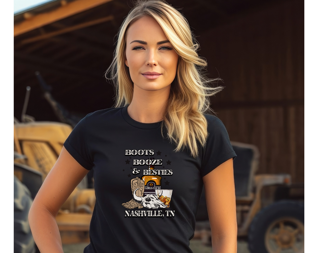 Women's Boots And Besties TShirt - [farm_afternoons]