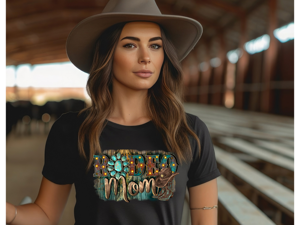 Women's Rodeo Mum TShirt - [farm_afternoons]