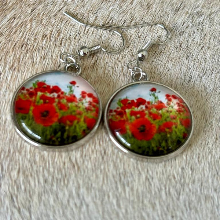 Poppy Field Earrings