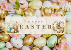 Gold Easter e-Card - [farm_afternoons]