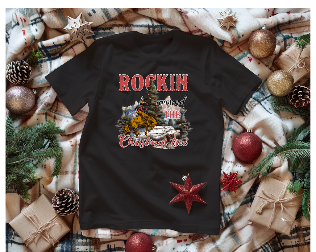 Mens Rockin Around T-Shirt - [farm_afternoons]