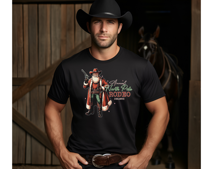 Men's Santa Rodeo T-Shirt