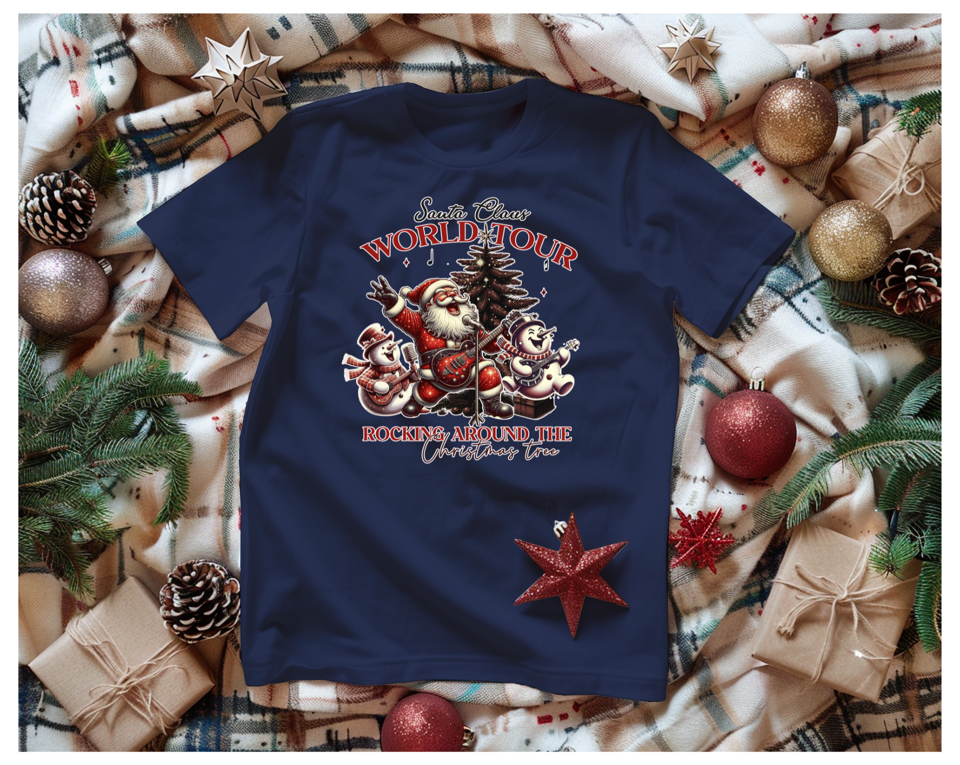 Santas World Tour T-Shirt - [farm_afternoons]