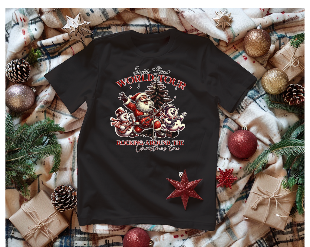 Santas World Tour T-Shirt - [farm_afternoons]
