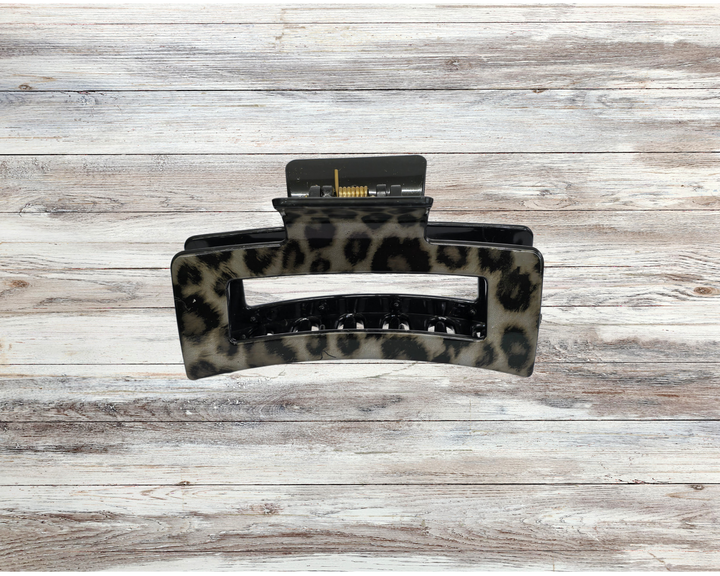 Leopard Print Claw Clips