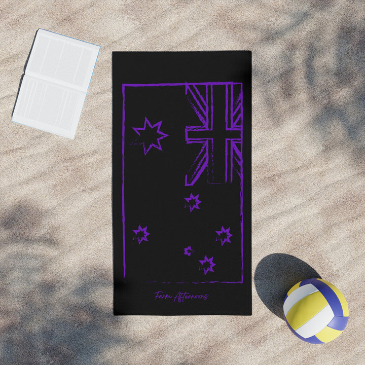 Purple Australia Towel - [farm_afternoons]