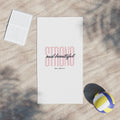Strong & Beautiful Beach Towel - [farm_afternoons]