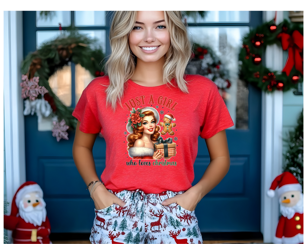 Vintage Just A Girl Tee - [farm_afternoons]