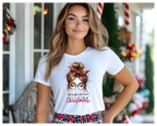 Christmas Just a Girl Tee - [farm_afternoons]