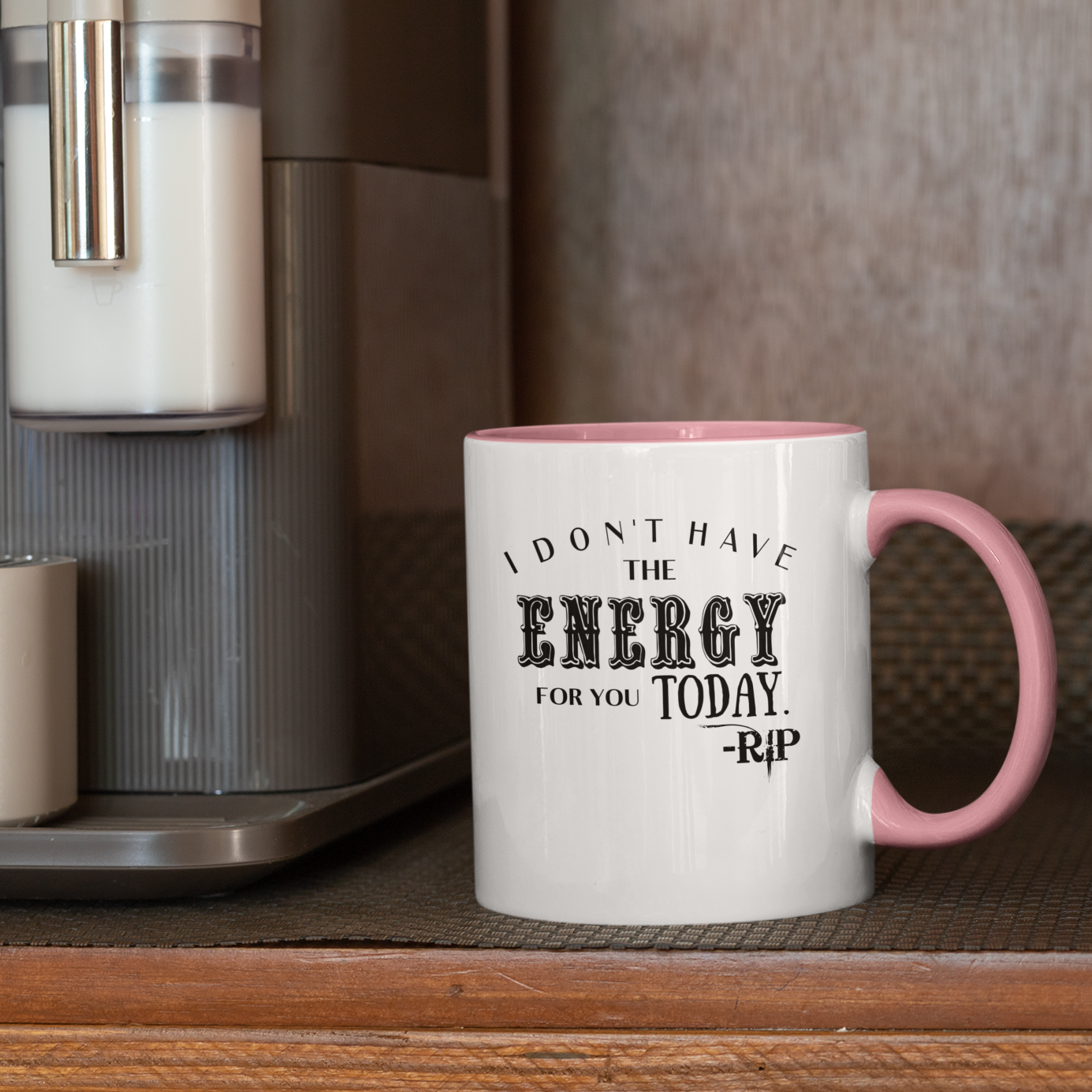 I Don't Have The Energy Mug - [farm_afternoons]